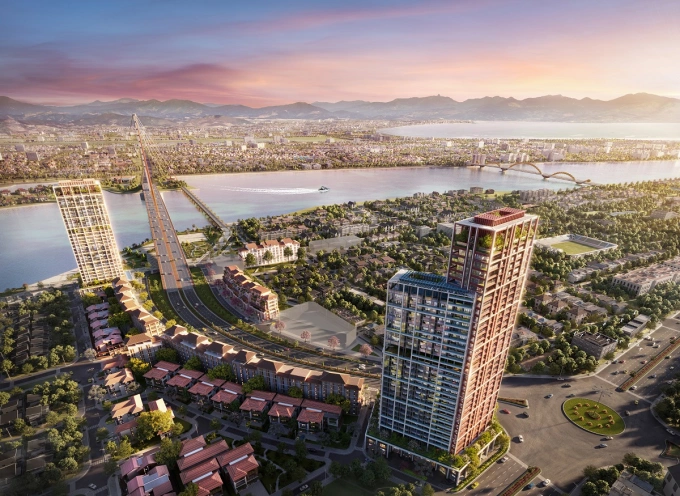 Phối cảnh tổ hợp Sun Cosmo Residence Da Nang